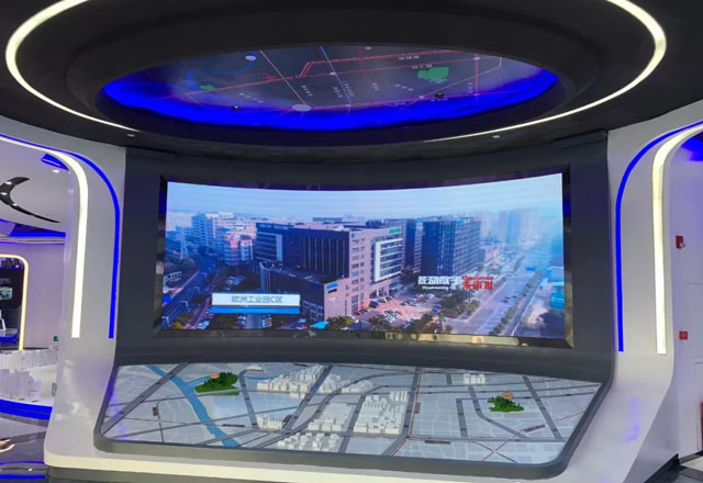 張槎特色小鎮(zhèn)多媒體智能化展廳案例