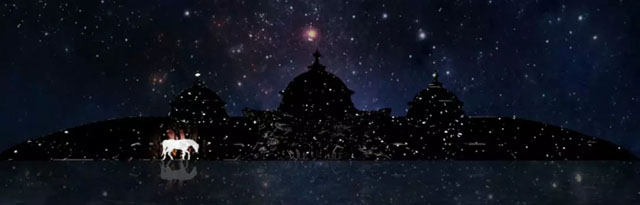 “天馬行空 愛尚草原”主題燈光秀